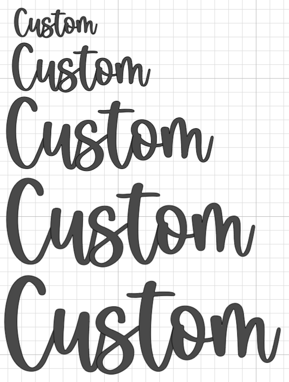 Permanent Vinyl Custom Decals