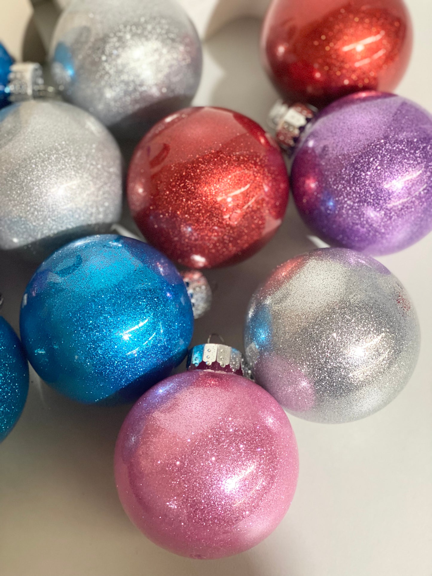 Glitter Bauble - Blue