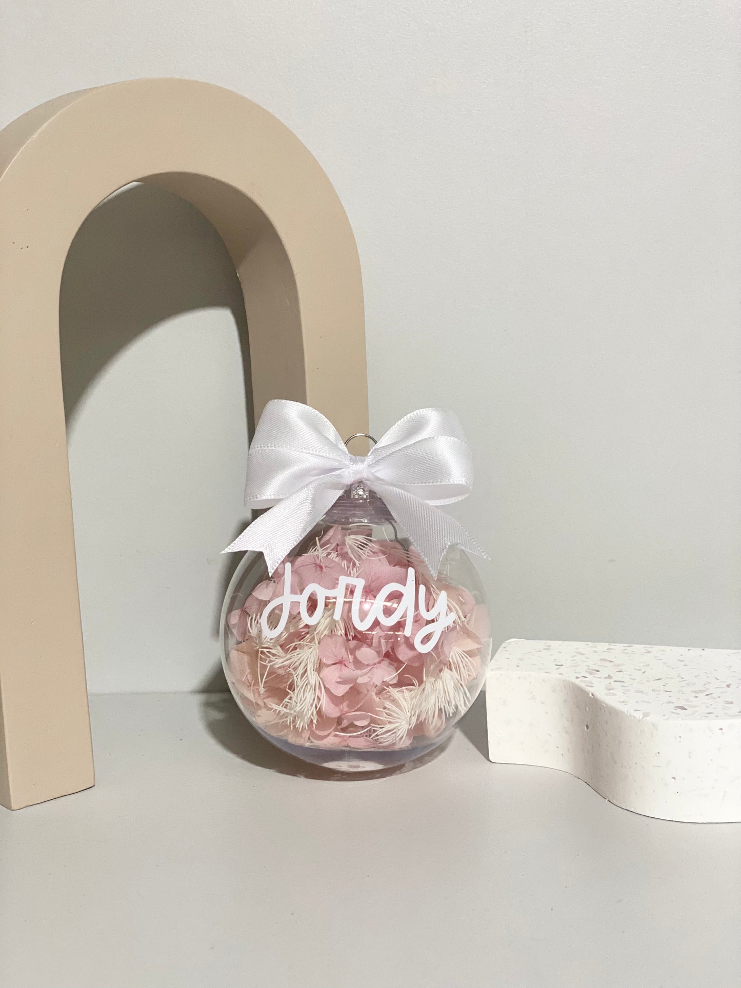 Floral Bauble - Pink