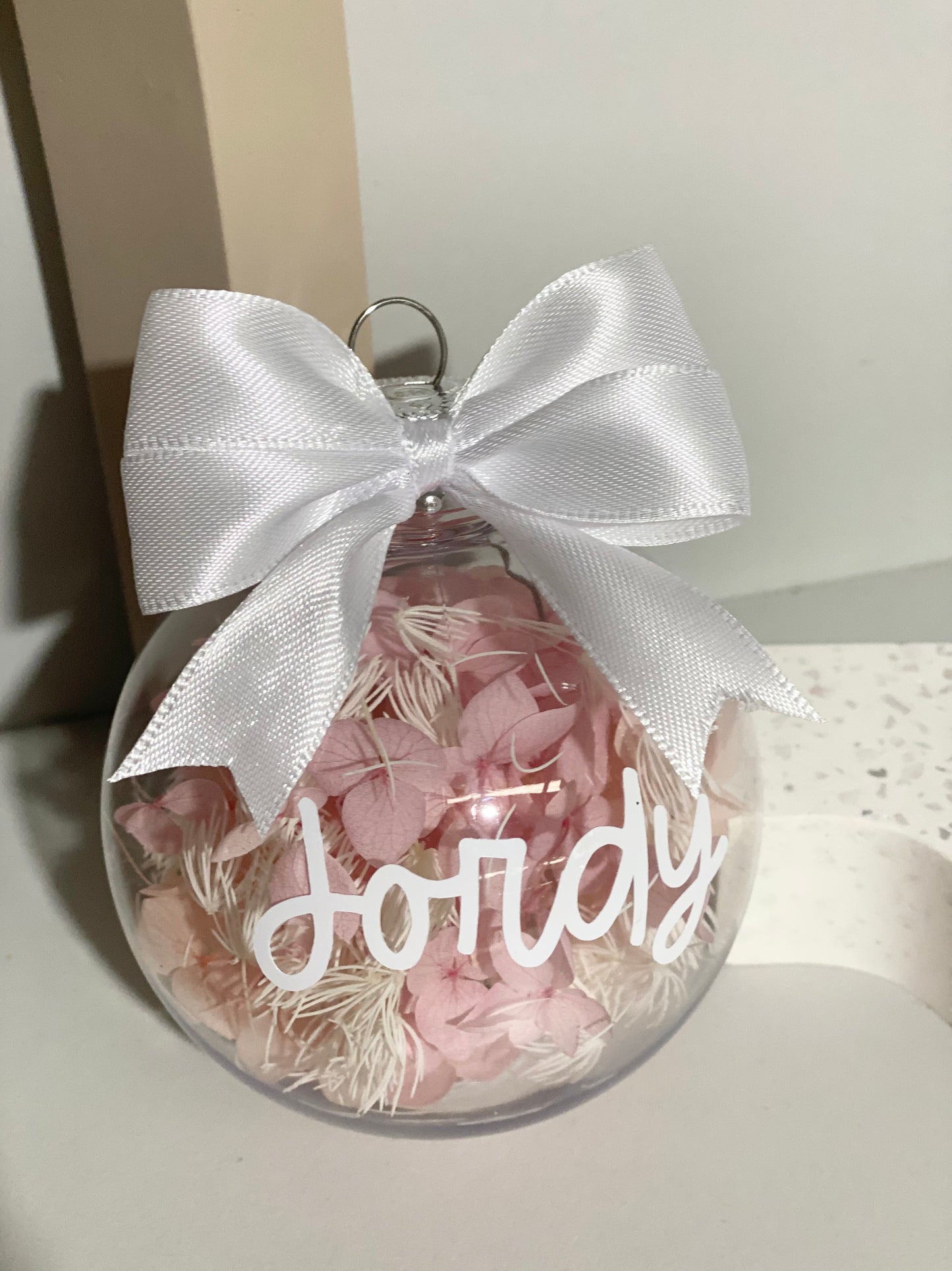 Floral Bauble - Pink