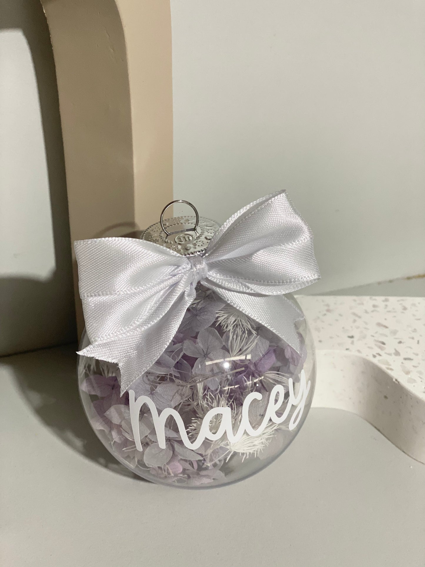 Floral Bauble - Purple