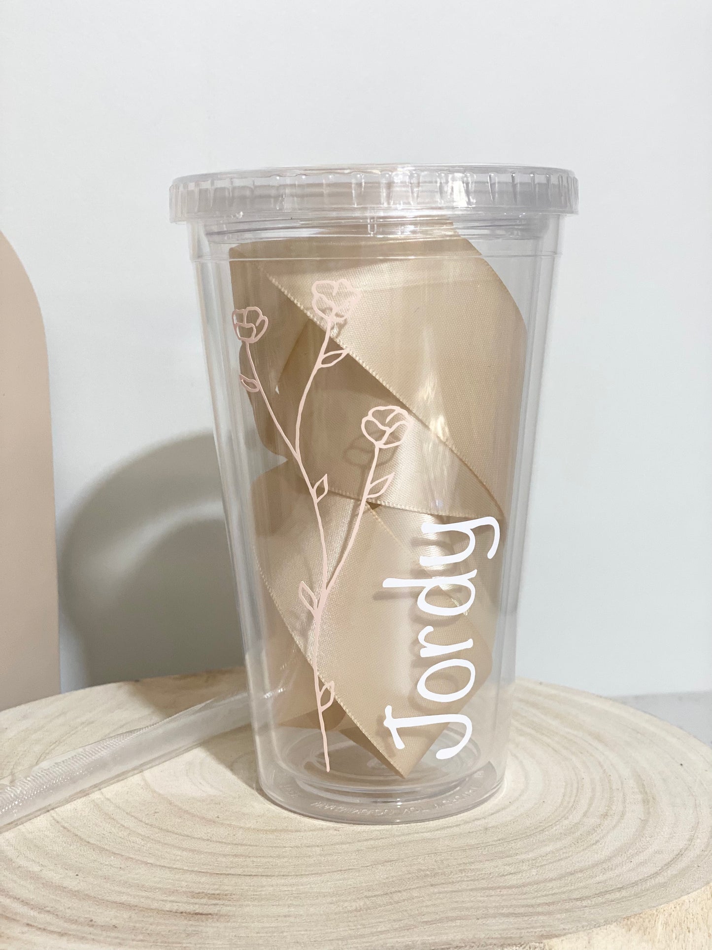 Clear Acrylic Tumbler